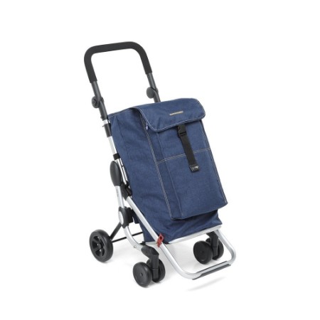 Immagine di Foppapedretti Carrello Portaspesa Go Up Blue Jeans