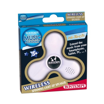 Immagine di Fidget Spinner Wireless Bluetooth Luci e Musica 
