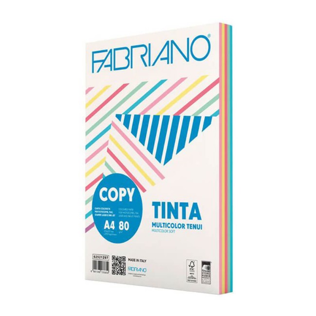 Immagine di Carta per Fotocopie Copy Tinta Multicolor Tenui (A4 250 Fogli 80 g/m2) 