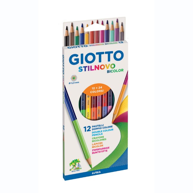 Immagine di 12 Pastelli Stilnovo Bicolor 