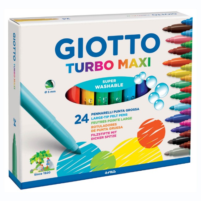 Immagine di 24 Pennarelli Turbo Maxi 