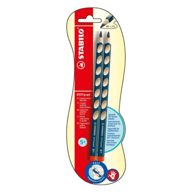 Immagine di Matite Easygraph R Ergonomiche per Destrimani (2 Pezzi) 
