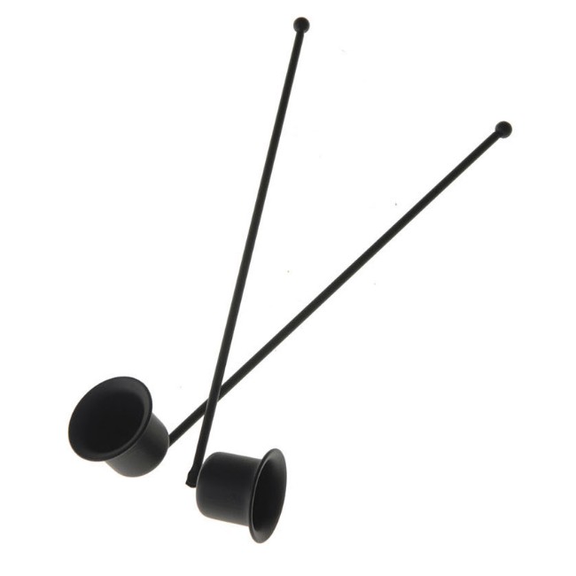 Immagine di Spegnicandela Metallo Nero 4,5x24,5cm