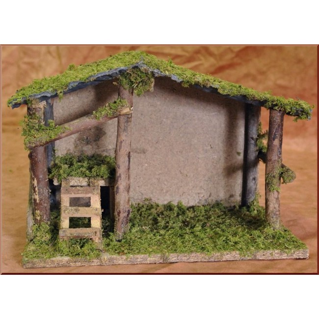 Immagine di Capanna Presepe 30x15cm 