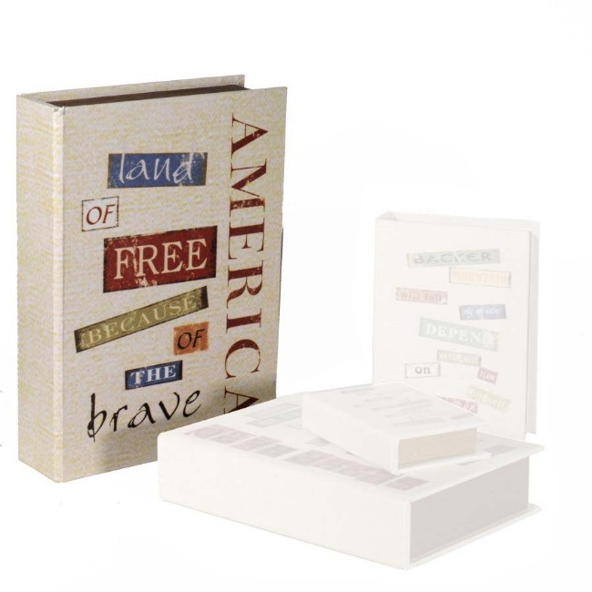Immagine di Scatola Libro America 27x38x8,5cm 