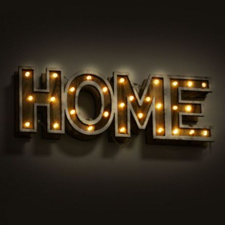 Immagine di Scritta HOME con LED 