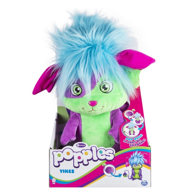 Peluche Popples Rare – Lapin Série Z'animaux, Mattel France, Vintage
