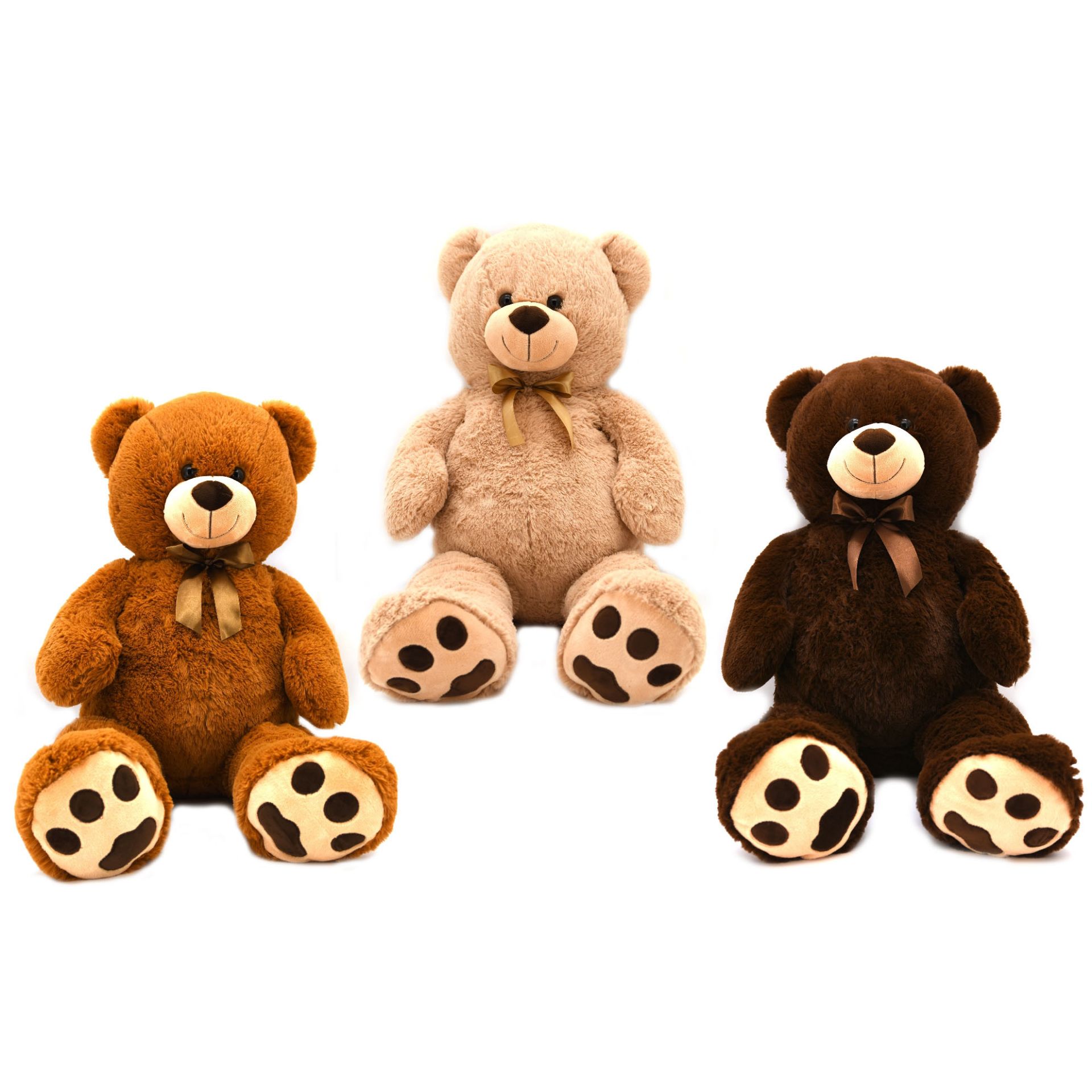 Peluche Orso Kaemingk Con Giacca Scozzese E Cappello - 45 Cm, Peluche Natalizio Decorativo