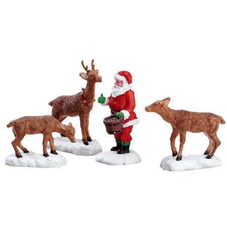 Immagine di Santa Feeds Reindeer - 52146
