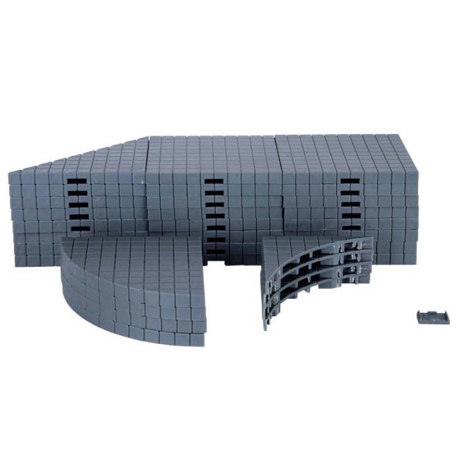 Immagine di Plaza System (Grey, Variety) - 32 pz - 64099
