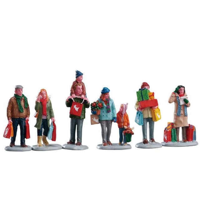 Immagine di Holiday Shoppers 6pz - 92683