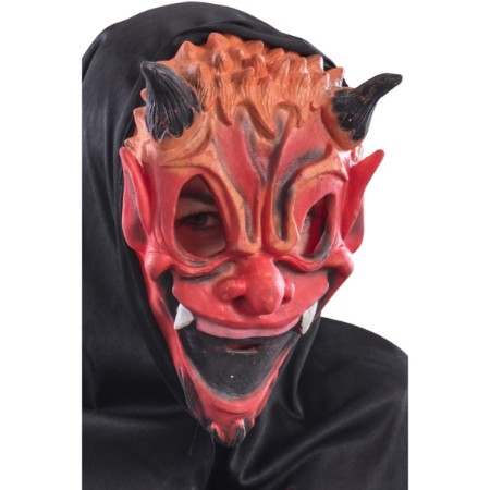 Immagine di Maschera Diavolo con Cappuccio 