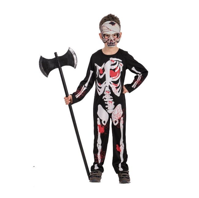 Immagine di Costume Tuta Scheletro Tg.IV 