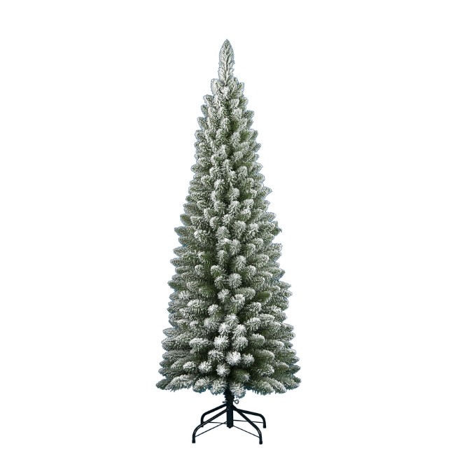 Paniate - Flora Albero di Natale Slim Innevato Silvestre 180 cm