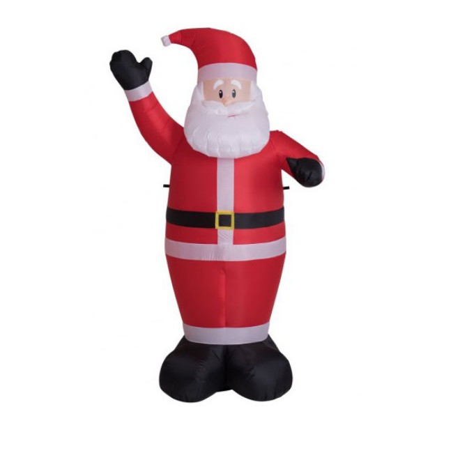 Immagine di Babbo Natale Gonfiabile con Luci 240cm