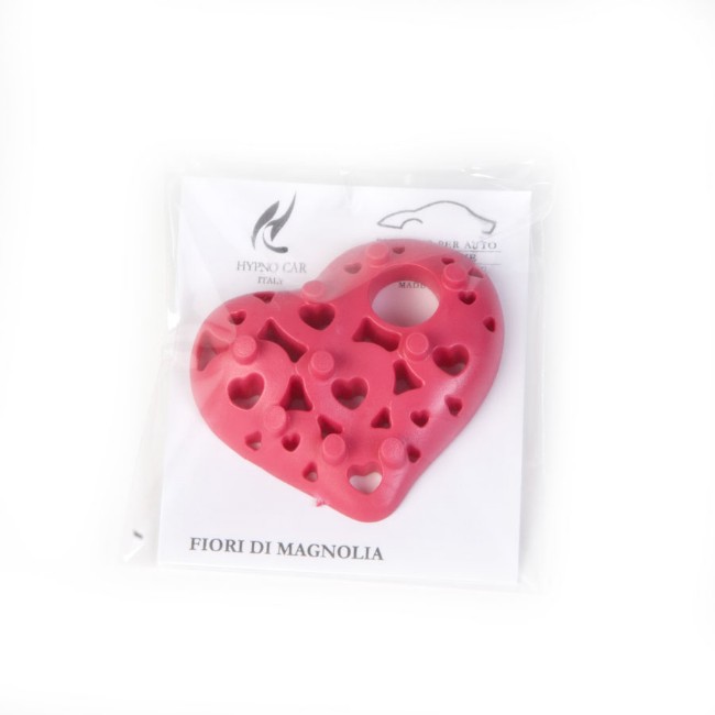 Immagine di Ricarica per Profumatore Auto Cuore Fiori di Magnolia 