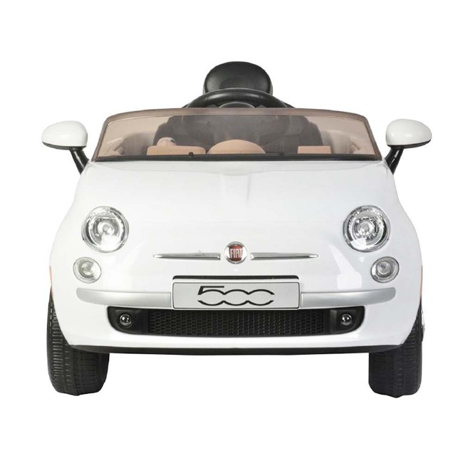 Paniate Auto Macchina Elettrica Fiat 500 bianca 12V Per Bambini