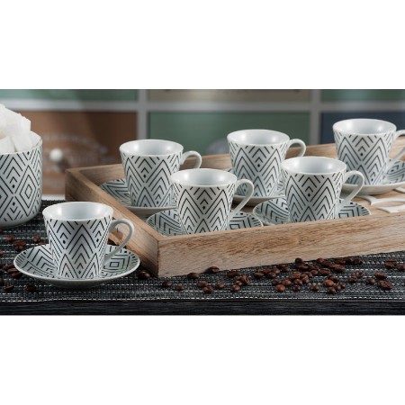 Immagine di Servizio Caffè in Porcellana per 6 Persone 