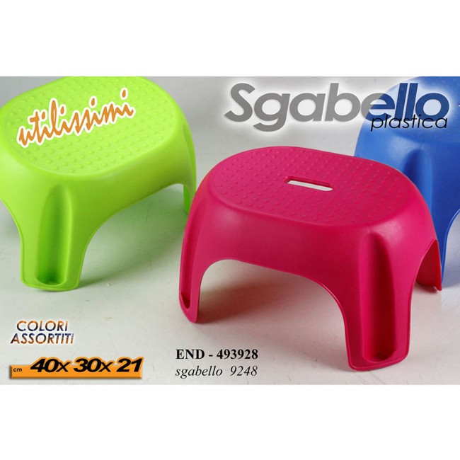 Sgabello alto regolabile Igarasi in metallo e tessuto