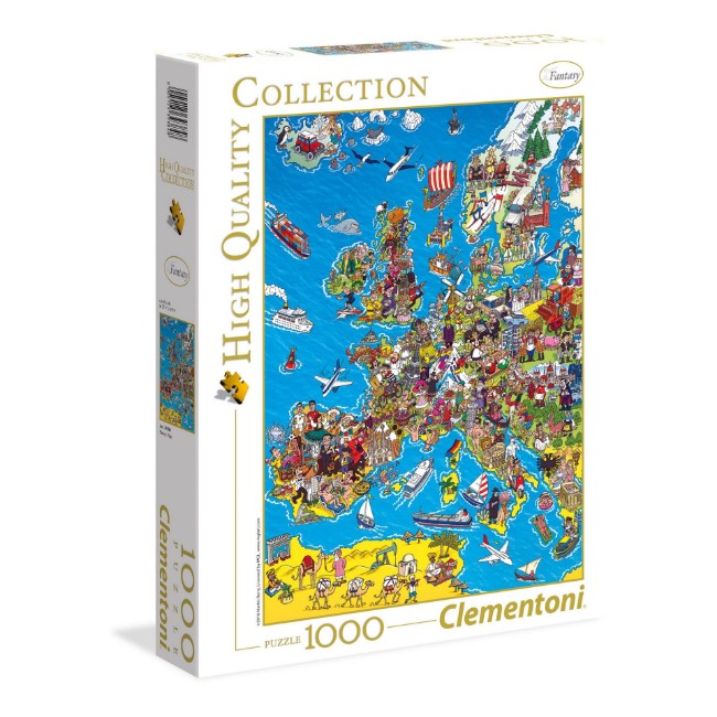Paniate - Puzzle 1000 pezzi Europe Map Clementoni in offerta da Paniate
