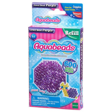 Immagine di Aquabeads Ricarica Perline Gioiello Viola - 600 Pezzi