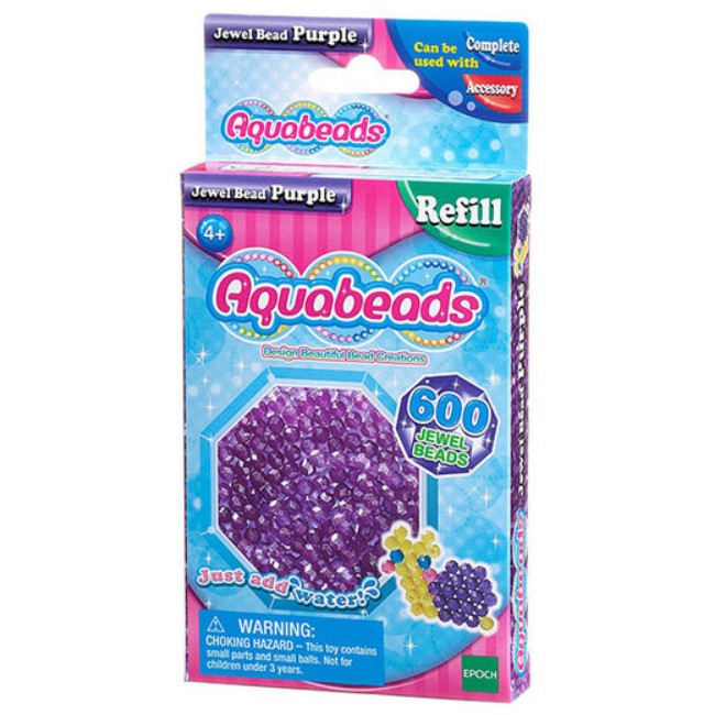 Immagine di Aquabeads Ricarica Perline Gioiello Viola - 600 Pezzi