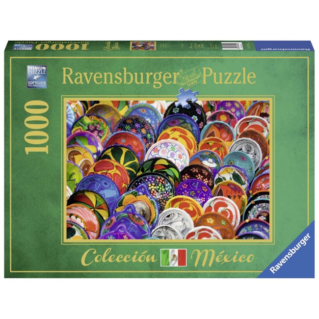 Immagine di Puzzle Colorful Plates 1000 pezzi