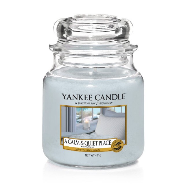 Yankee Candle Candela in Giara Media A Calm And Quiet Place 75 Ore