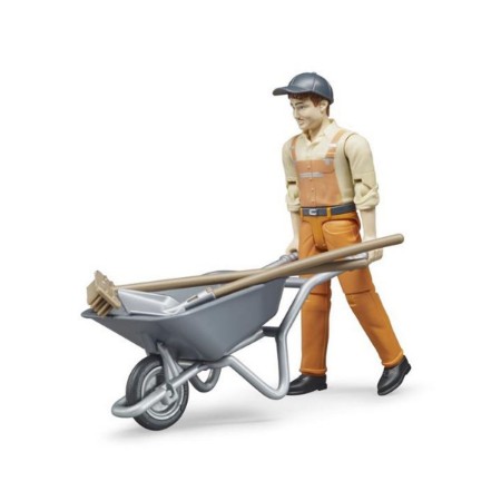 Immagine di Operatore Ecologico con Carriola e Accessori 62130 