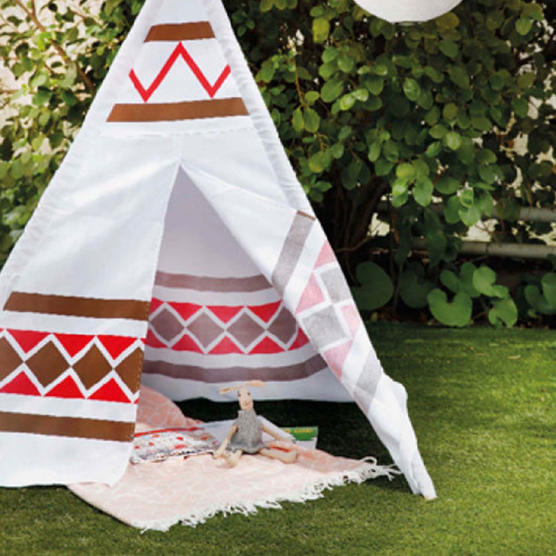 Tipi Tenda per bambini, 120 x 120 x 140 cm, Tippi, tenda da gioco