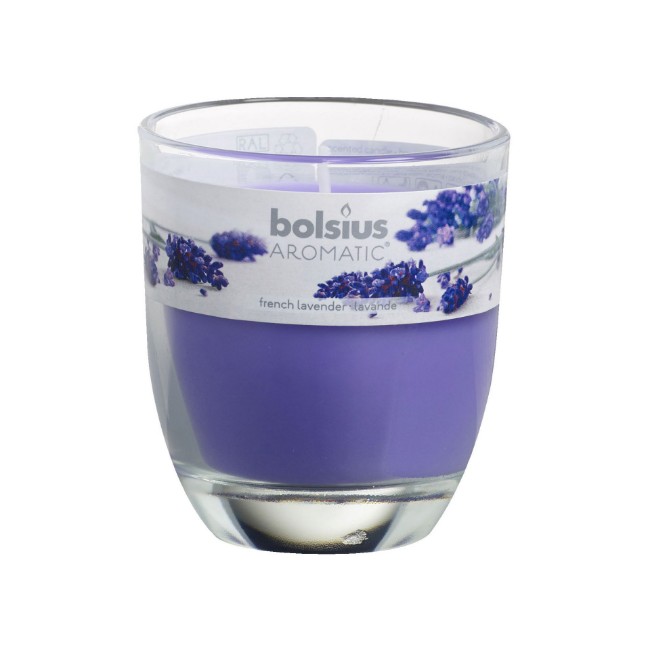 Immagine di Candela in Bicchiere h=8cm French Lavender 