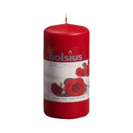 Immagine di Bolsius Aromatic Candela Cero Profumata 12 cm - Velvet Rose 