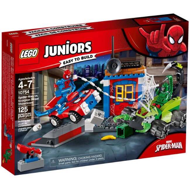 Immagine di LEGO Juniors Spiderman contro Scorpione: resa dei conti finale 10754 