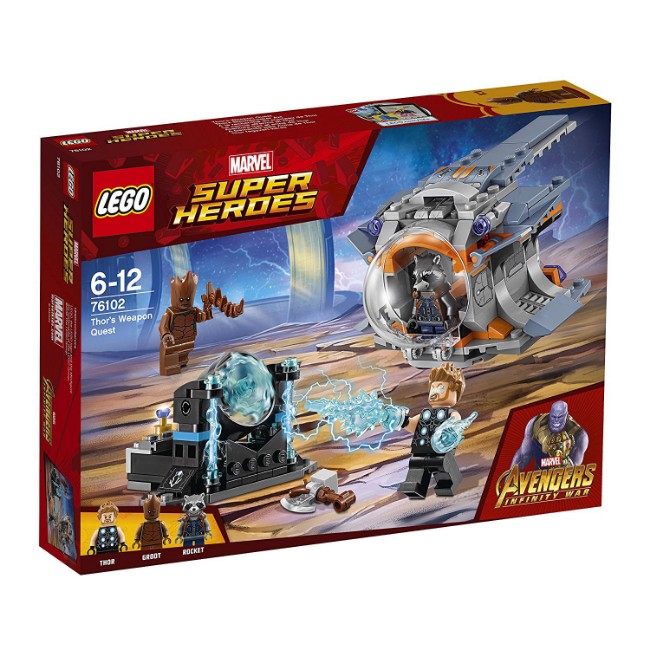 Immagine di LEGO Marvel Super Heroes La ricerca dell'arma suprema di Thor 76102 