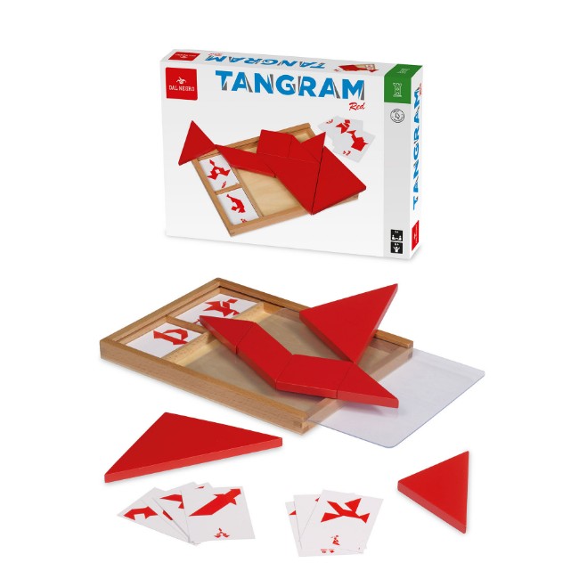 Immagine di Tangram Rosso con Carte 
