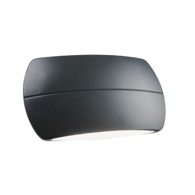 Immagine di Applique a LED SMD 2x5 W Pillow Grigio Grafite 