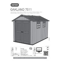 Immagine di Keter Casetta Oakland 7511 in DuoTech 6,5 m² 