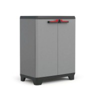 Immagine di Kis Linear Armadio Basso in Resina 68x39x90cm con 1 Ripiano Regolabile,  Uso Interno ed Esterno