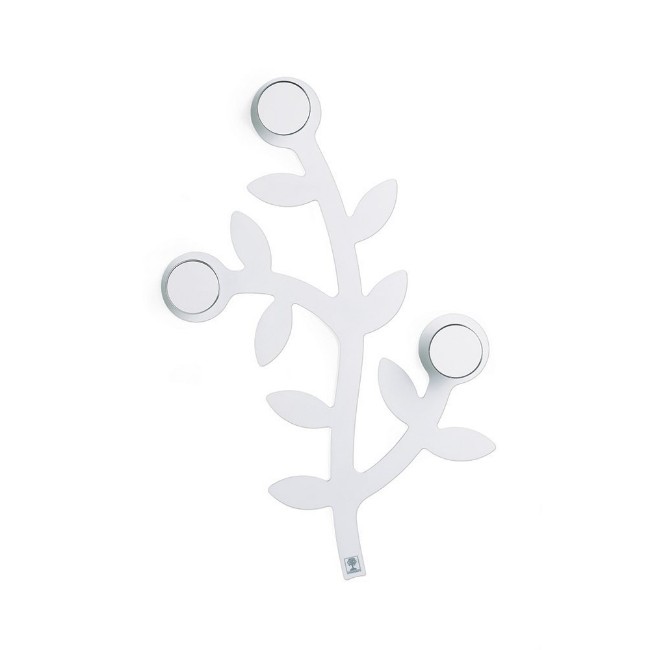 Immagine di Foppapedretti Appendiabiti da Parete ad Albero Bianco