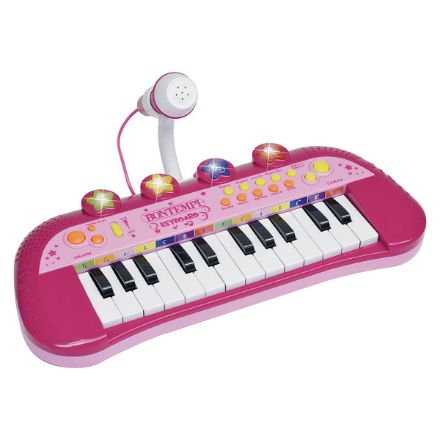 Immagine di Tastiera elettronica a 24 tasti Rosa con microfono 