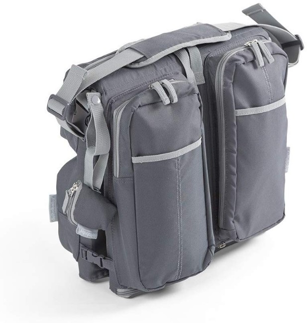 Borsa Fasciatoio Badabulle Boho Grigio - Borsa Change Bag Pratica E Moderna - Foto 11