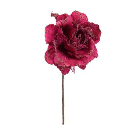 Immagine di Pick Decorazione Floreale Rosa Borgogna