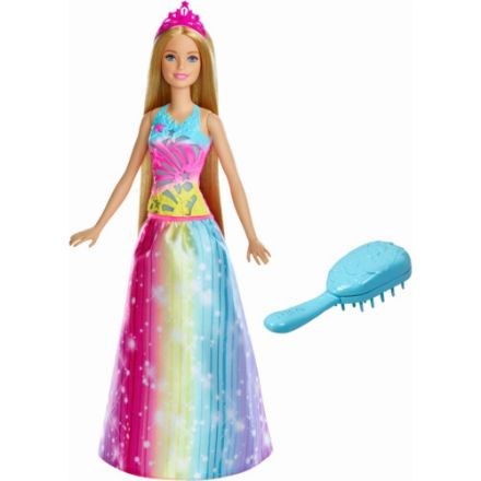 Immagine di Barbie Dreamtopia Principessa Pettina e Brilla con Luci e Suoni 
