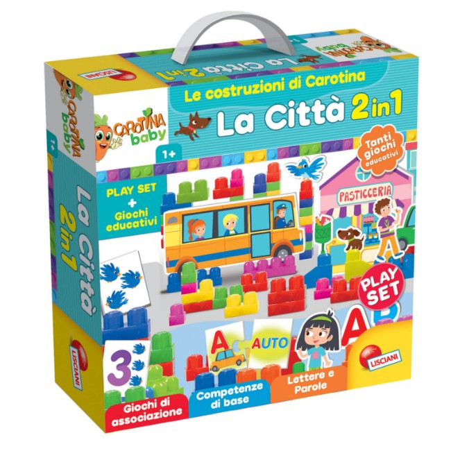 Paniate - Le Costruzioni di Carotina la Città 2 in 1 Lisciani Giochi in ...