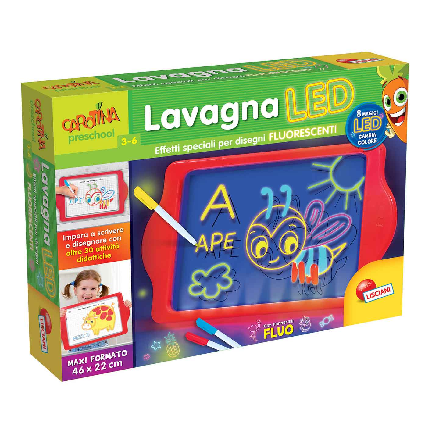 Paniate - Carotina Lavagna LED Nuova Edizione Lisciani Giochi in ...