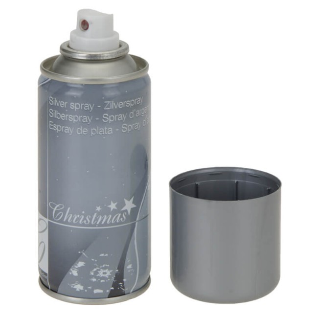 Immagine di Spray Argento per Decorazioni Natalizie 150ml