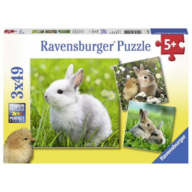 Immagine di Teneri Coniglietti 3 Puzzle da 49 pezzi 
