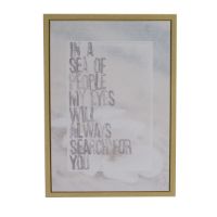 Immagine di Quadro Stampa con Scritte 