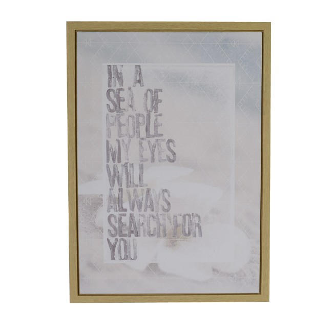 Immagine di Quadro Stampa con Scritte 