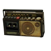 Immagine di Salvadanaio in Metallo a Forma di Radio 